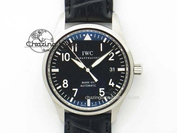 MIROTIME 0504 Big Pilot IW329701 M+F 1:1 Best Edition Black Dial on Brown Leather Strap MY RelaxedFit 7005